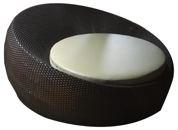 Peça outdoor Chaise Redonda em Fibra - Atelier Birman