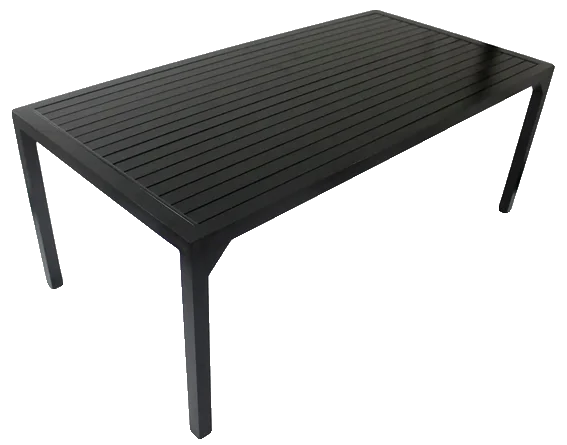 Peça outdoor Mesa de Alumínio Ripado - Atelier Birman