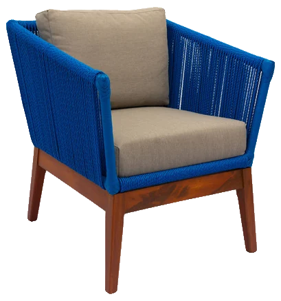 Peça outdoor Poltrona Base Madeira - Atelier Birman